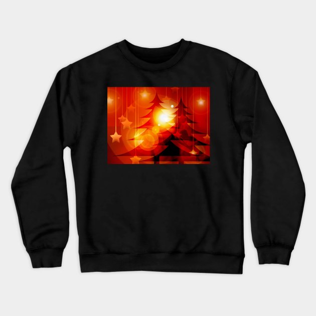 Christmas Tree - Merry Christmas Crewneck Sweatshirt by Pop Cult Store